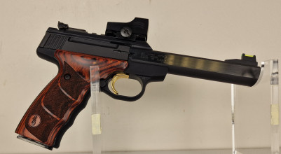 Photo 20260814_103554.jpg Pistolet BROWNING BuckMark Rosewood cal.22lr + Point rouge BURRIS + Housse