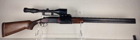 Photo 20260826_092950.jpg Fusil Superposé MERKEL 200E Cal 12/70 + lunette 8x56( la camionneuse)