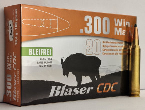 Cartouches BLASER CDC .300 Win. Mag. – 10,4 g / 160 gr