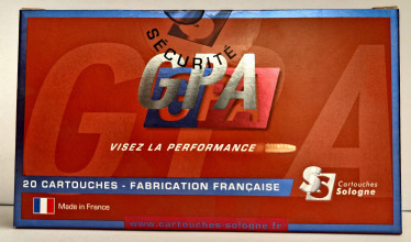 Cartouches SOLOGNE GPA .35 Whelen – 12,7 g / 196 gr