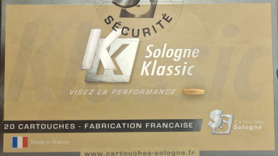 Cartouches SOLOGNE 8x60 S – 11,7 g / 180 gr