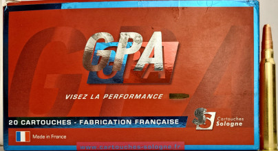 Cartouches Sologne 30R Blaser GPA – 11,7 g / 180 gr