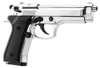 Pistolet à blanc Chiappa 92 nickelé 9 mm PAK