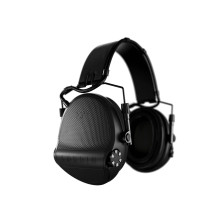 Photo AC0133-03.jpg Casque antibruit actif Sordin Supreme X2 Black SNR 29 dB / NRR 23 dB avec serre-tête cuir et coussinets gel