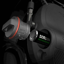 Photo AC0133-08.jpg Casque antibruit actif Sordin Supreme X2 Black SNR 29 dB / NRR 23 dB avec serre-tête cuir et coussinets gel
