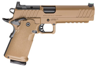 Photo ADP11019-01.jpg Pistolet Springfield Armory 1911 DS Prodigy AOS 9x19 mm 5'' Coyote Brown