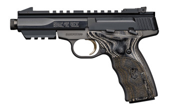 Photo ADP11028-02.jpg Pistolet Browning Buck Mark Micro Contour Black Label .22 LR canon fileté 4''