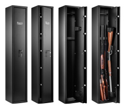 Photo CR2204-1.jpg Coffre pour 5 armes Rietti 140 cm à serrure à clef