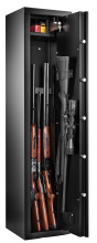 Photo CR2207-10.jpg Coffre Rietti 7 armes à serrure à clef - acier 2 mm