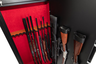 Photo CR2214-3.jpg Coffre pour 14 armes Rietti 150 cm à serrure à clef
