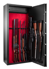 Photo CR2214-8.jpg Coffre pour 14 armes Rietti 150 cm à serrure à clef