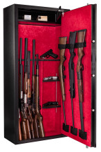 Photo CR3214-04.jpg Coffre pour 14 armes Rietti 150 cm à serrure à clef