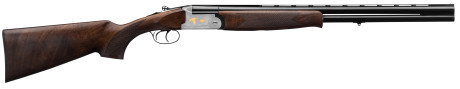 Photo DC024R-13.jpg Fusil superposé Fair Bécassier Classic Silver 12/76 canon inférieur rayé 61 cm