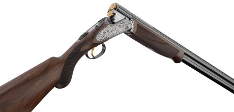 Photo DC720M-09.jpg Fusil superposé Fair Jubilée Venice 20/76 canon 71 cm crosse pistolet
