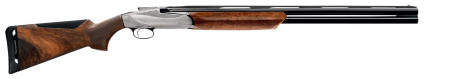 Photo F10067-01.jpg Fusil superposé Benelli 828U Silver 20/76 canon 76 cm