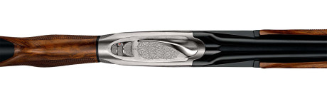 Photo F10067-03.jpg Fusil superposé Benelli 828U Silver 20/76 canon 76 cm