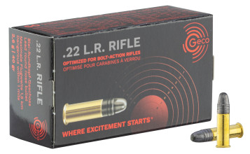 Cartouches GECO Rifle .22 LR 40 gr / 2,6 g LRN