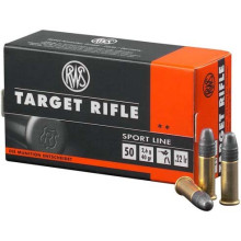 Cartouches RWS .22 LR 40 gr / 2,6 g Target Rifle BR