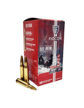 Cartouches Fiocchi .222 Remington FMJHP 50 gr / 3.2 g