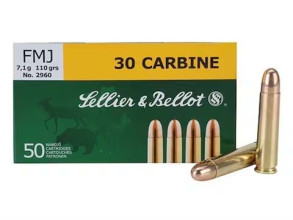 Cartouches Sellier & Bellot .30 M1 Carbine 110 gr ...