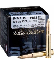 Cartouches Sellier & Bellot 8×57 JS FMJ 196 gr / ...
