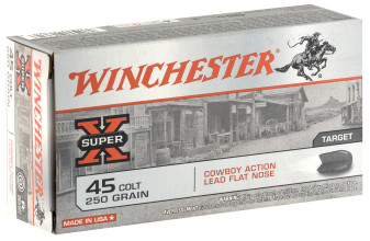 Photo MR763-3.jpg Cartouches Winchester .45 Colt 250 gr / 16,2 g Lead Flat Nose