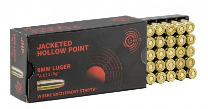 Photo MR811-03 GECO CART. 9 mm LUGER HOLLOW POINT - 115 gr - BTE DE 50