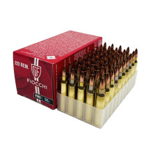 Photo MRB1018-01.jpg Cartouches Fiocchi .223 Remington 55 grains / 3,6 g FMJ