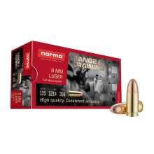 Cartouches Norma Range & Training 9x19 mm 115 gr ...