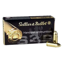 Cartouches Sellier & Bellot 9x19 mm 124 gr / 8 g FMJ
