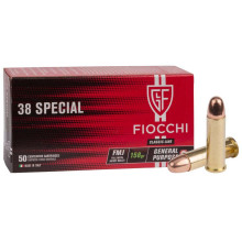 Photo MRB1025-01.jpg Cartouches Fiocchi 38 Special 158 grains / 10,24 g FMJ