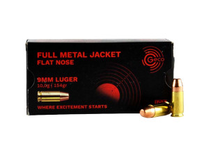 Cartouches GECO 9x19 mm 154 gr / 10 g FMJ Flat ...