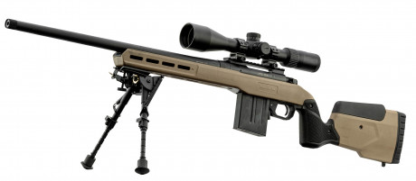 Photo PCKMO8035-01.jpg PACK MOSSBERG LR TACTICAL 308W RTI 6-24x50 BIPIED HARRIS