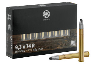 Cartouches RWS 9,3x74 R 293 gr / 19 g UNI Classic