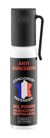 Photo AEROSOLS GEL POIVRE 25 ml - CONCORDE DEFENDER