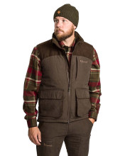 Photo V10053-01.jpg Gilet homme Pinewood Småland Abisko M's 241 Suede Brown coupe ajustée
