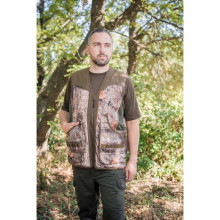 Photo V10373-05.jpg Gilet Somlys 611 Classy réversible orange et camouflage forêt