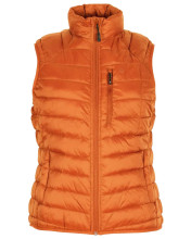 Photo V10383-02.jpg Gilet matelassé sans manches Pinewood Abisko Insulation orange brûlé pour femme