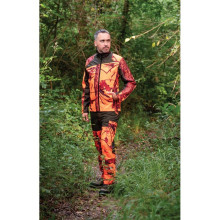 Photo V10390-02.jpg Veste Somlys T621N Maquisard JKT orange camouflage anti-ronce