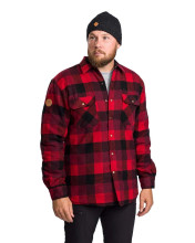 Photo V40021-03.jpg Chemise homme Pinewood Canada 2.0 Classic 518 Red/Black en mélange laine