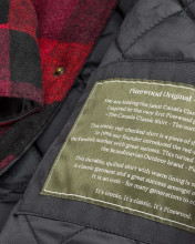 Photo V40021-05.jpg Chemise homme Pinewood Canada 2.0 Classic 518 Red/Black en mélange laine