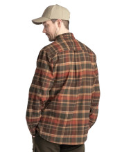 Photo V40028-03.jpg Chemise homme Pinewood Prestwick Exclusive M's 767 D.Green/Terracotta en flanelle