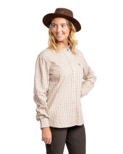 Photo V40073-02.jpg Chemise de chasse Pinewood Nydala Grouse Femme Offwhite/Green