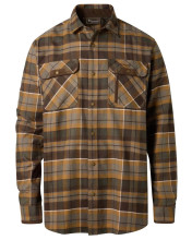 Photo V40384.jpg Chemise Pinewood Prestwick Exclusive à carreaux marron et sable pour homme