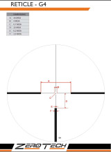 Photo reticule_G4.jpg Lunette LPVO ZeroTech Thrive 1-10x24 G4 illuminé
